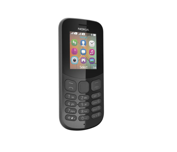 Nokia 130 2017 Dual SIM czarny - 381710 - zdjęcie 2